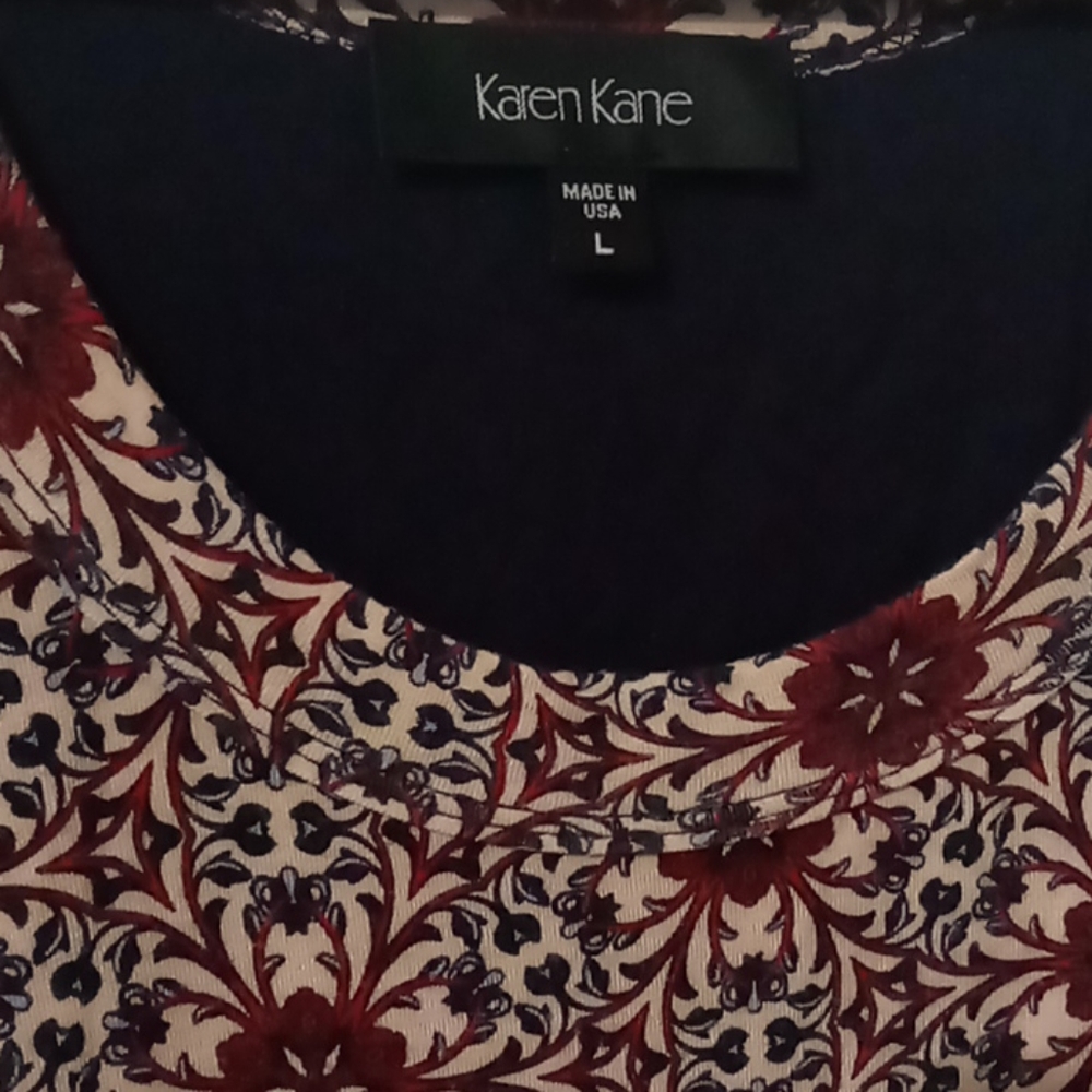 Karen Kane floral dress large - Picture 6 of 11